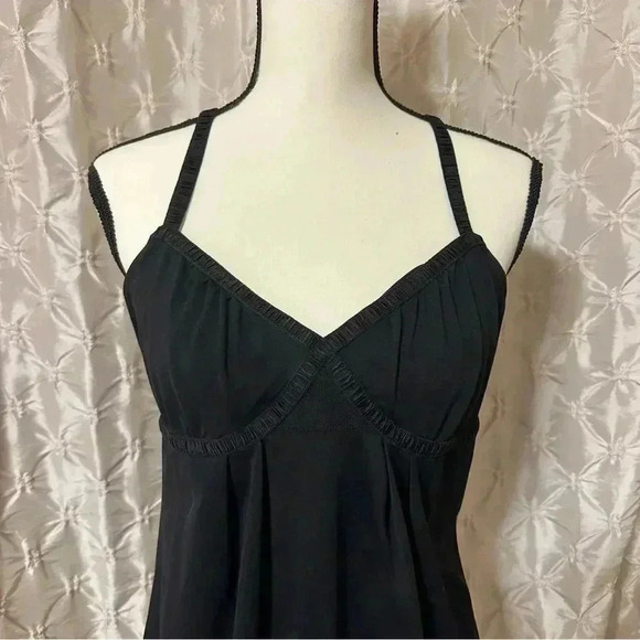Lululemon Black Dance Strap Tank Top Cross Strap Flowy - Picture 2 of 15